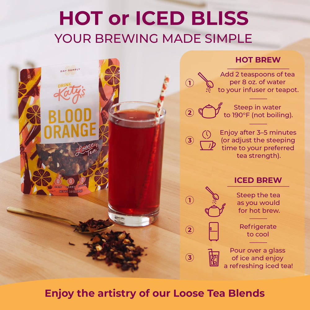 Florida-made, woman-owned DRINK KATY'S blend for daily citrus refreshment