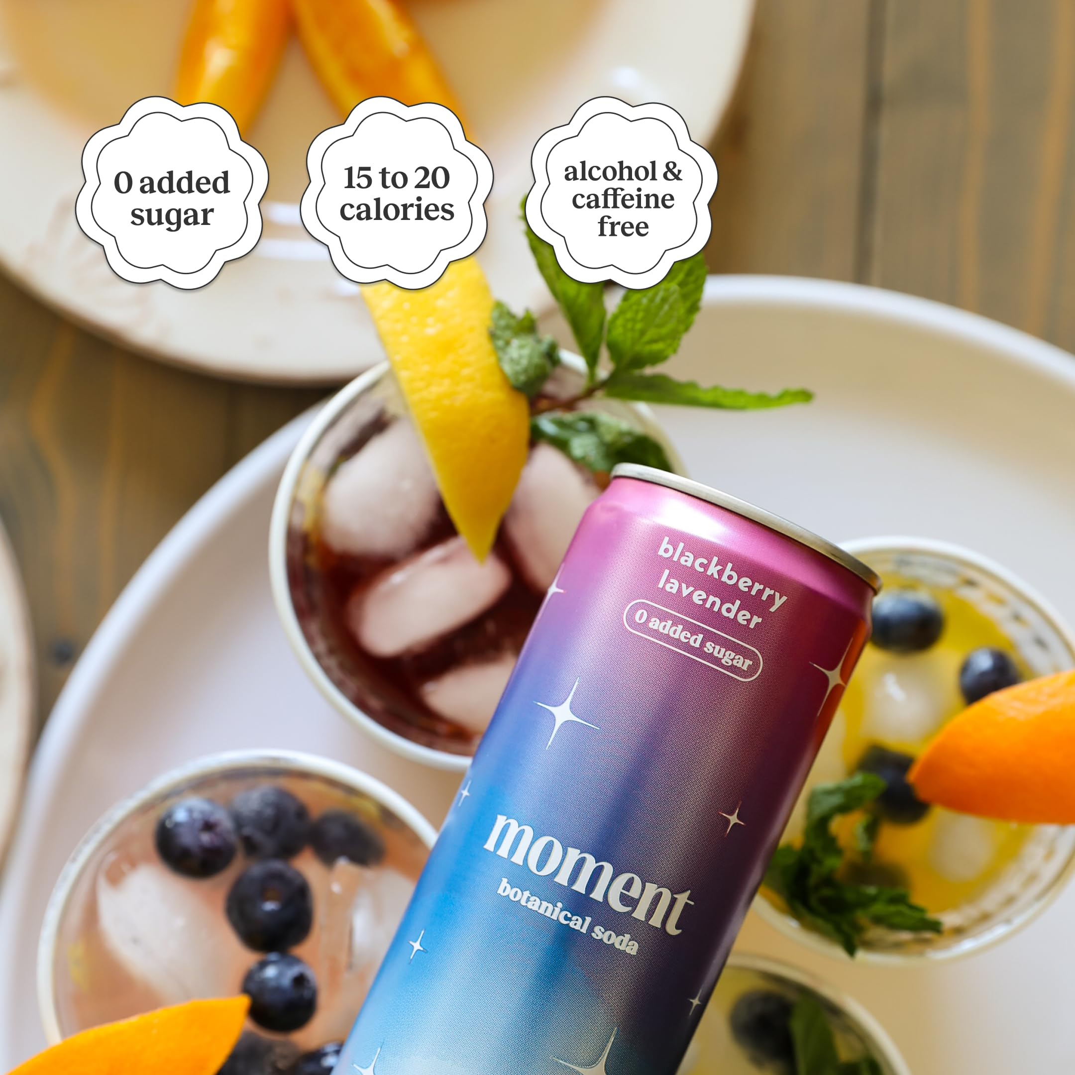 Drink Your Meditation Moment adaptogen blend can – L-Theanine and Ashwagandha shown.