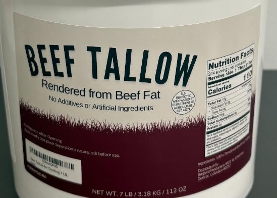 Drip Co beef tallow roasting in oven for even browning