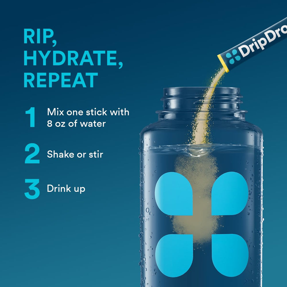 Mayo Clinic-inspired DripDrop packaging signals trust