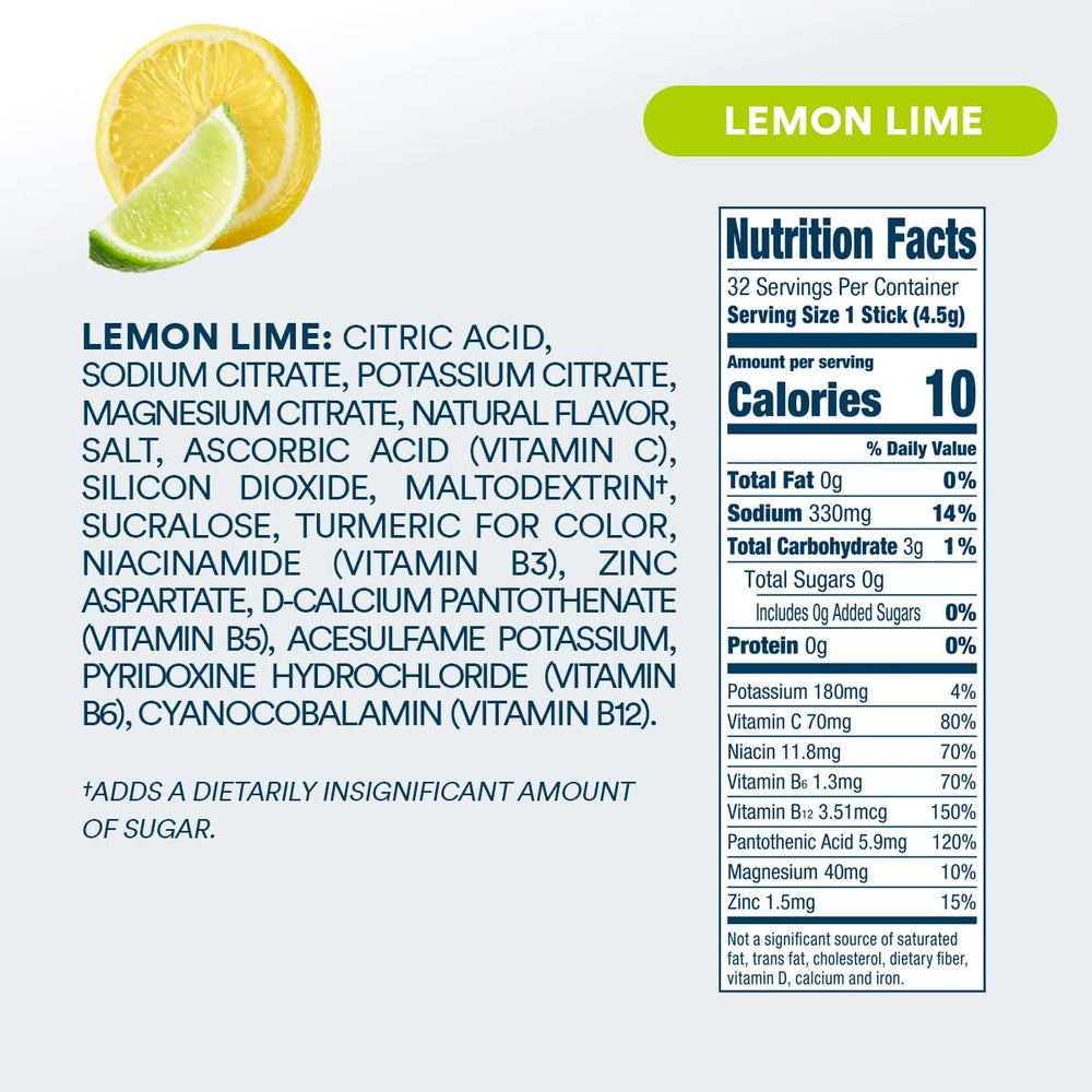 DripDrop non-GMO, gluten-free, vegan label visible on packaging.