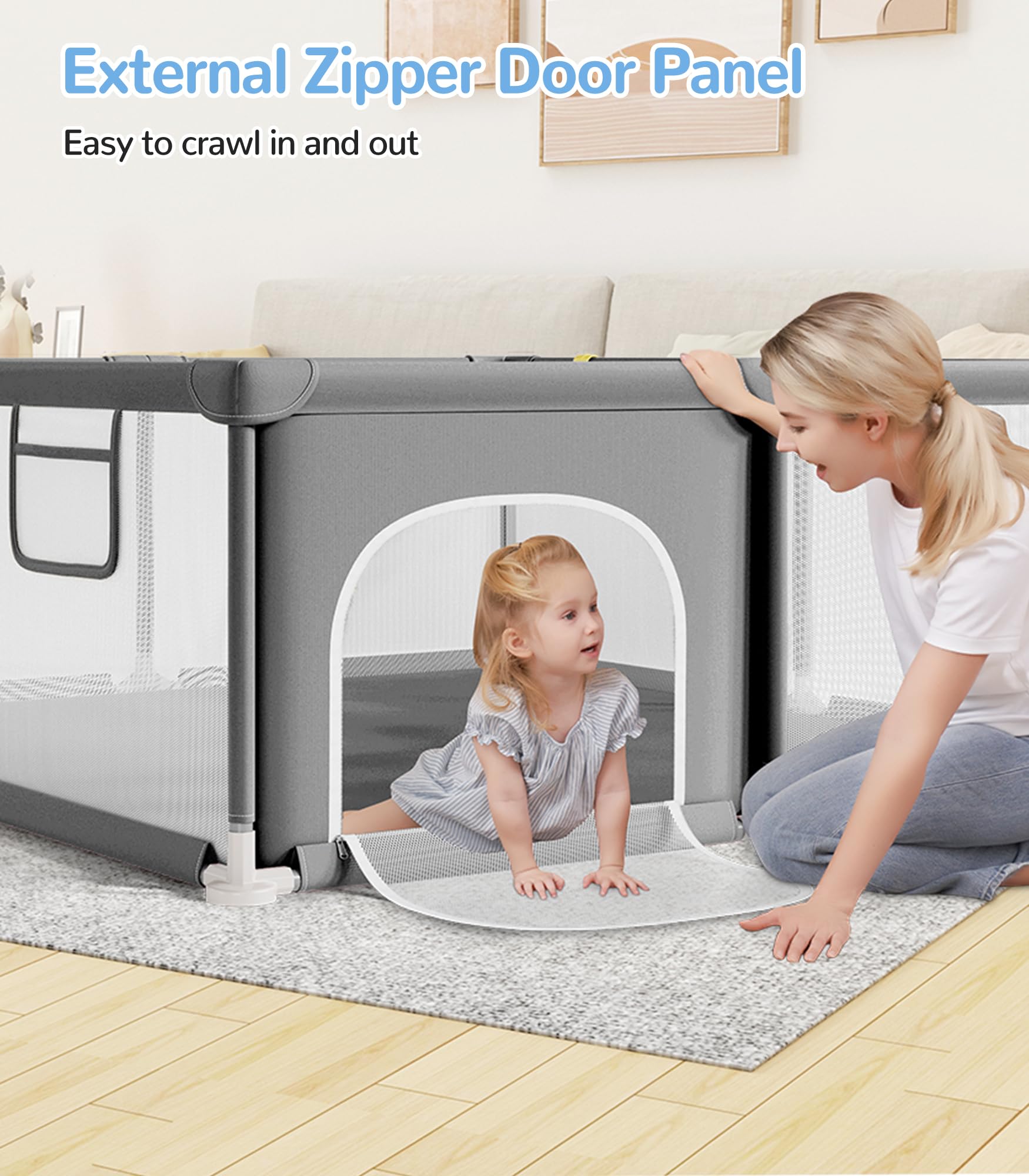 Dripex grey color blends into living spaces for indoor or outdoor use.
