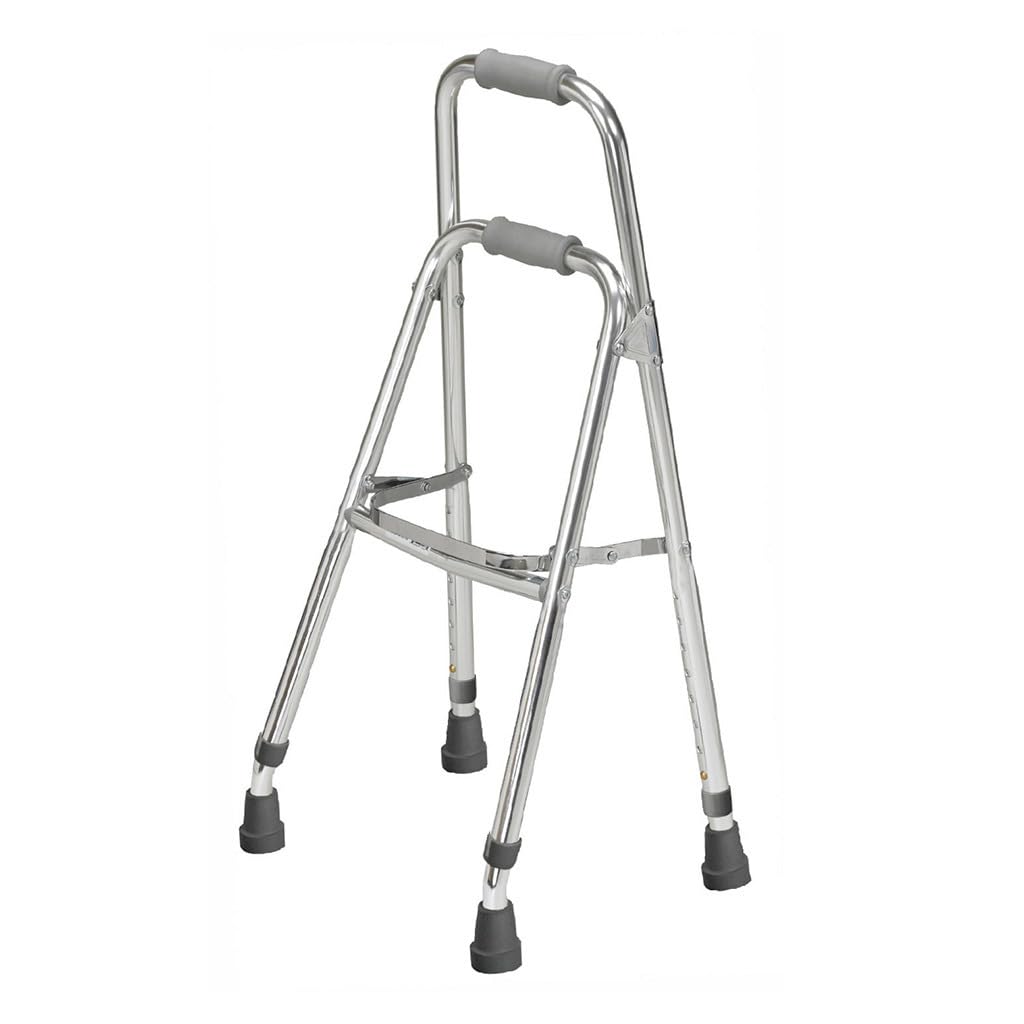 Drive Medical Side Style Hemi Walker with a wide base for stability.