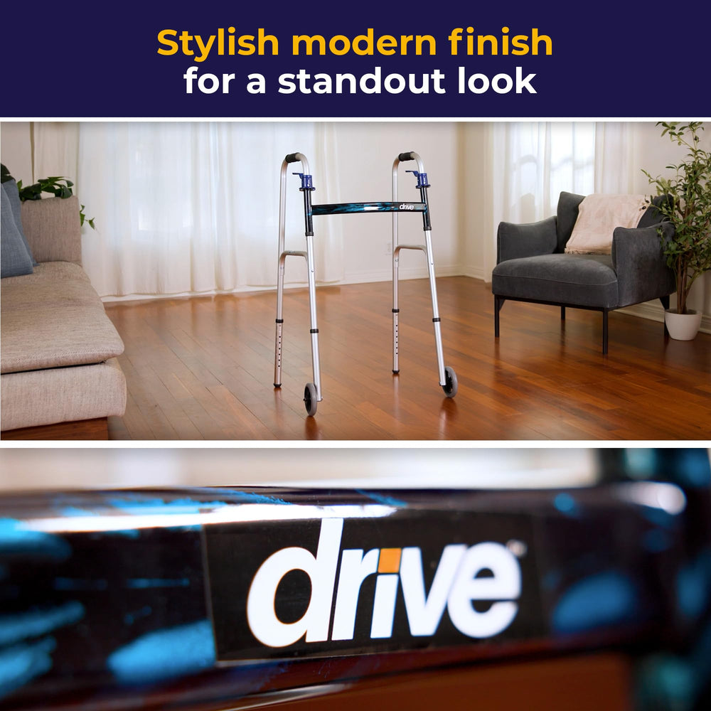 Drive Medical compact dimensions enable easy navigation through hallways
