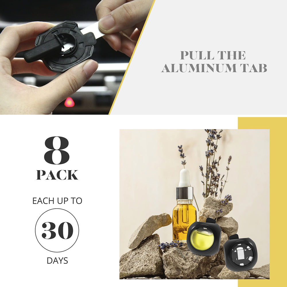 DriveJOY long-lasting scent vent clip offers up to 240 days of fragrance.
