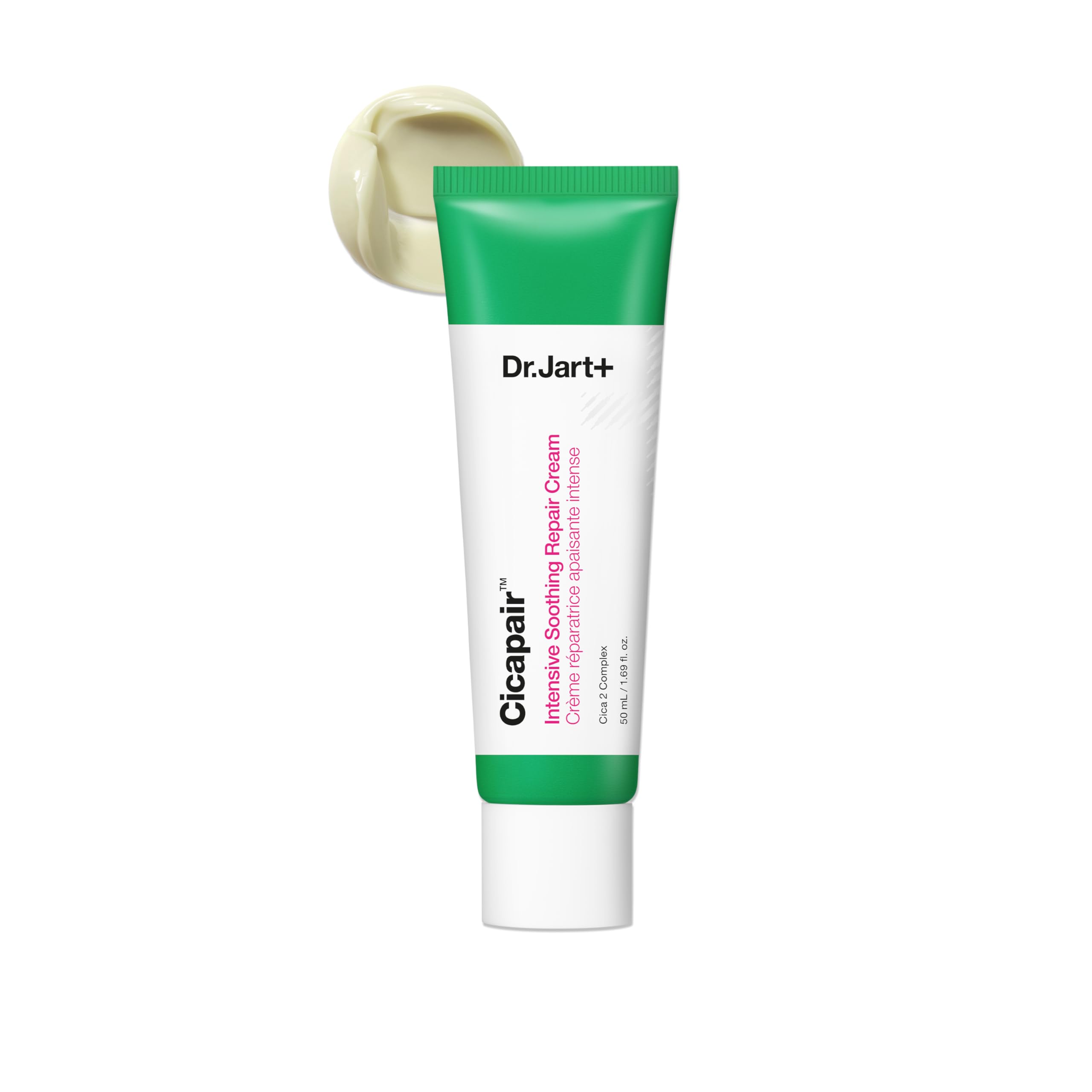 Dr.Jart+ Cicapair travel-size cream packaging for sensitive skin relief.