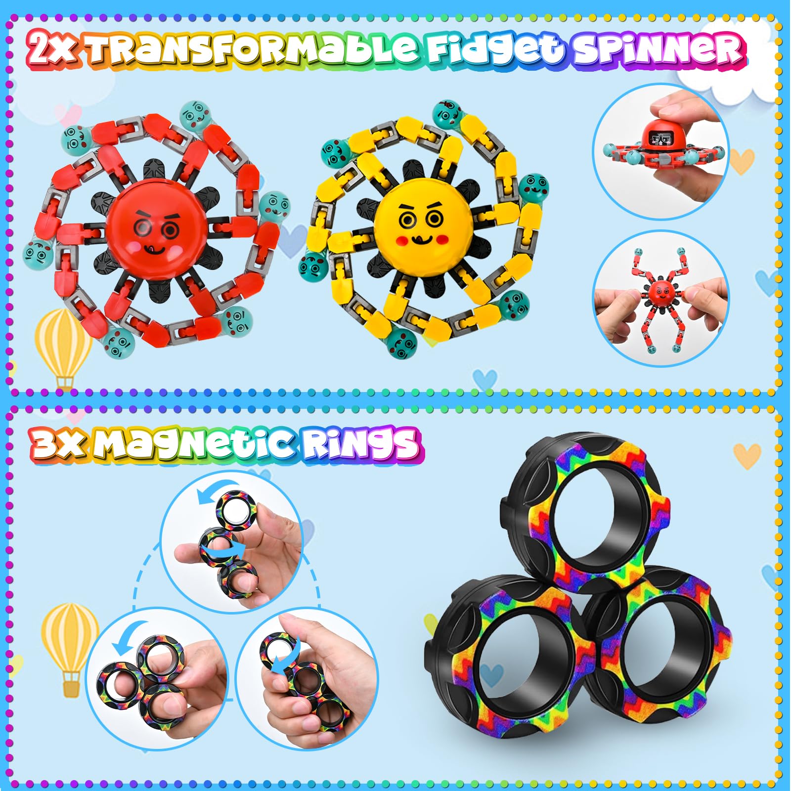 Dr.Kbder sensory slug worm toy promotes tactile exploration and soothing play