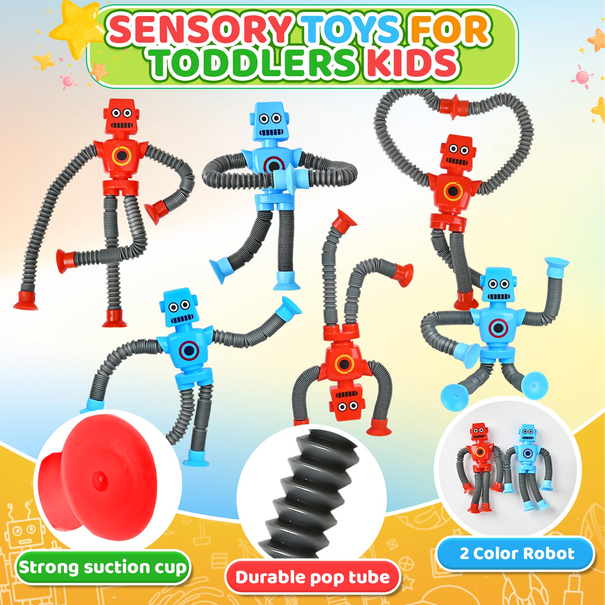 Dr.Kbder sensory slug worm toy for tactile exploration
