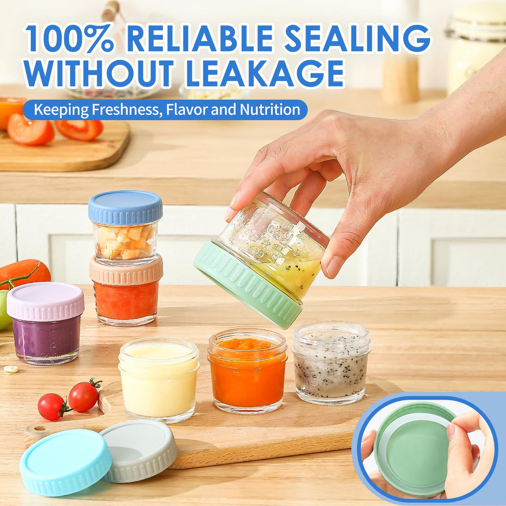 DRKIO airtight silicone seals prevent leaks and preserve freshness.