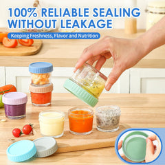 DRKIO airtight silicone seals prevent leaks and preserve freshness.