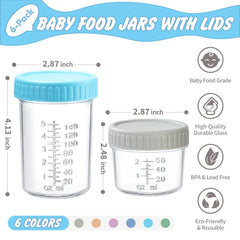 drkio 8oz glass jars with snap-on lids offer leak-proof storage.