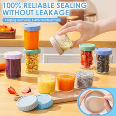 DRKIO silicone ring lid for a leak-proof seal during travel.