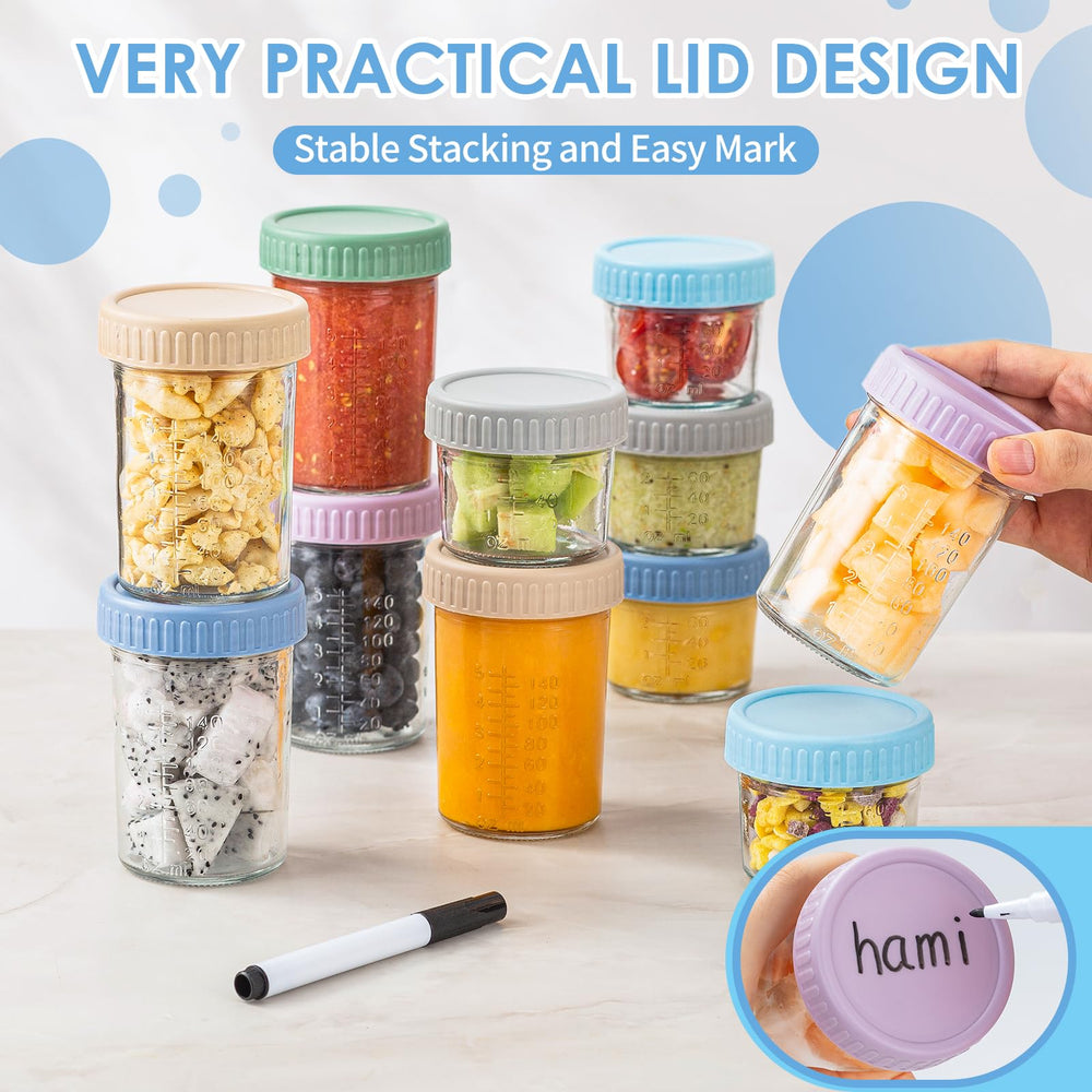 DRKIO included dry erase marker for labeling with dates or names.