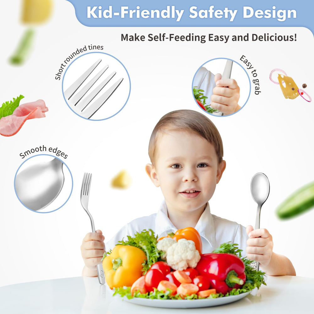DRKIO mirror-polished finish adds a playful shine to mealtime.