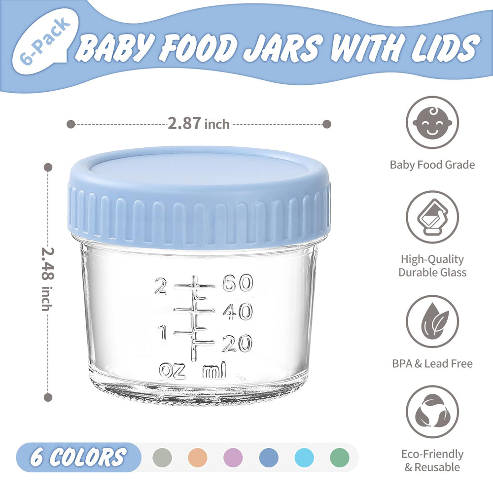 DRKIO six colorful lids aid quick meal identification and portioning.
