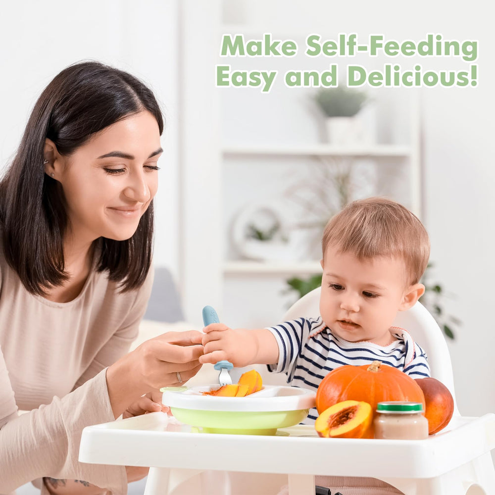 Ergonomic DRKIO design fits little hands for comfortable feeding sessions