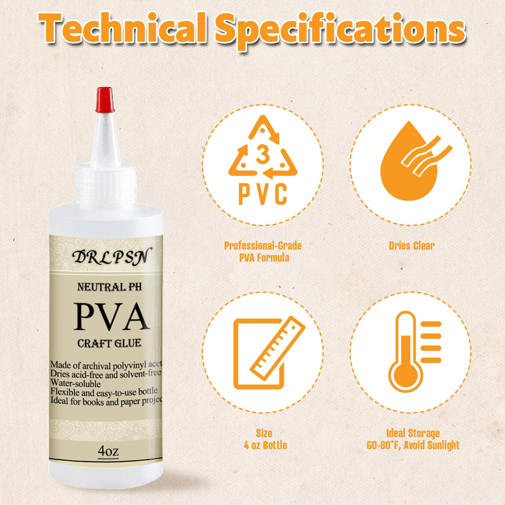 DRLPSN PVA glue ideal for archival photos and albums.