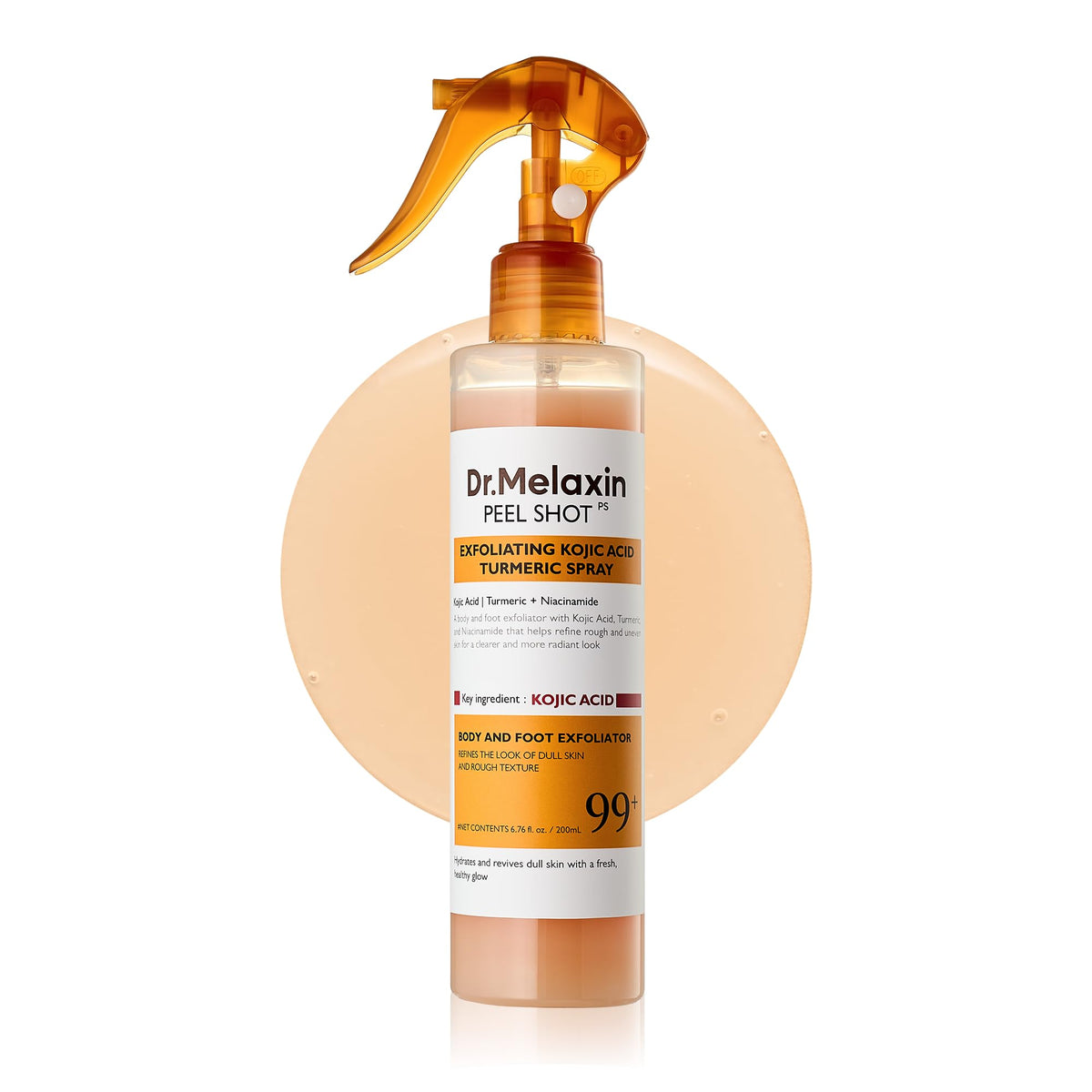 Dr.Melaxin Body Keratin Spray packaging for premium daily care