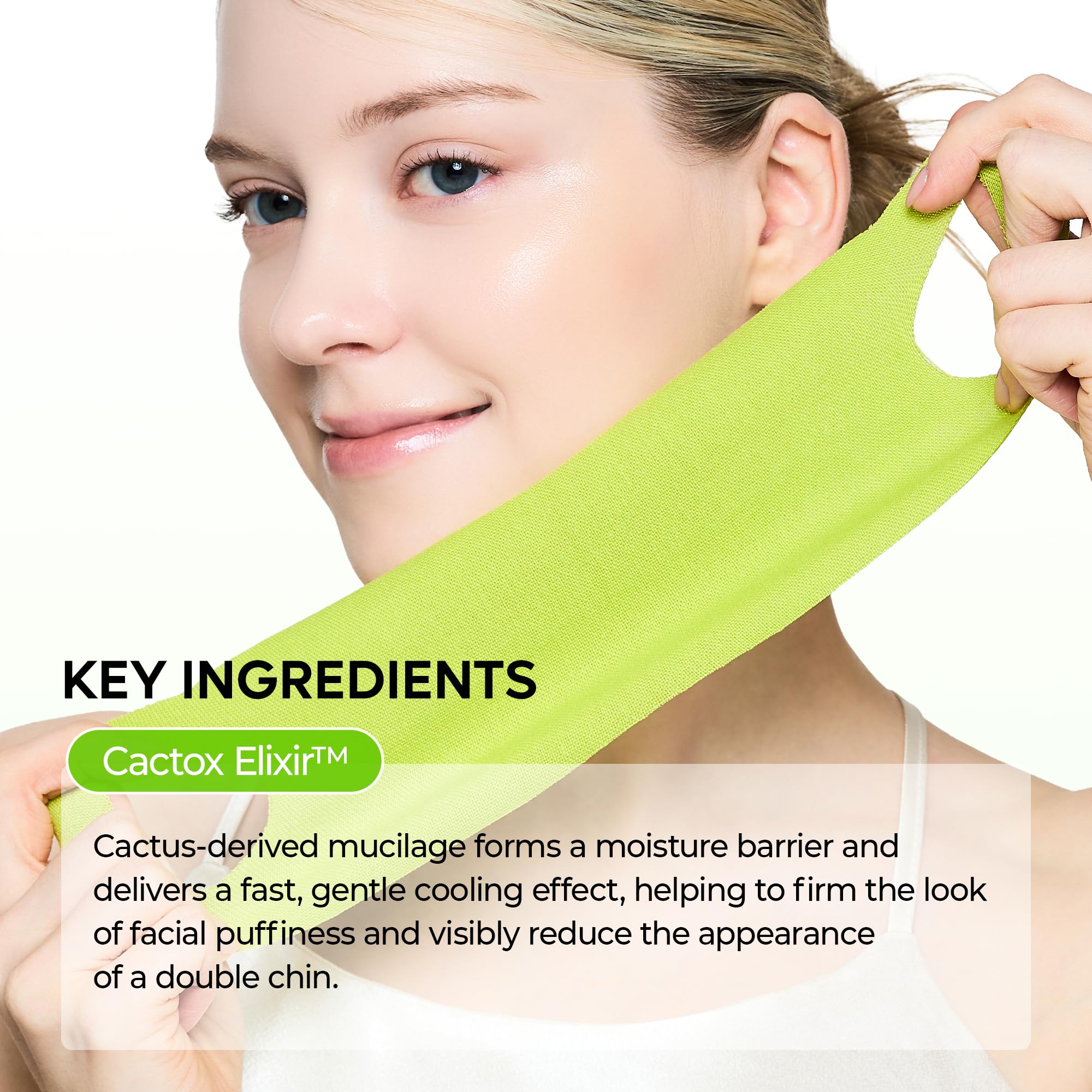 Dr.Melaxin CACTOX lifting complex label highlighting three ingredients.