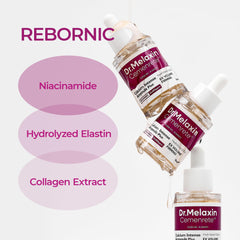A visual of adenosine and niacinamide ingredients in the Dr.Melaxin formula.