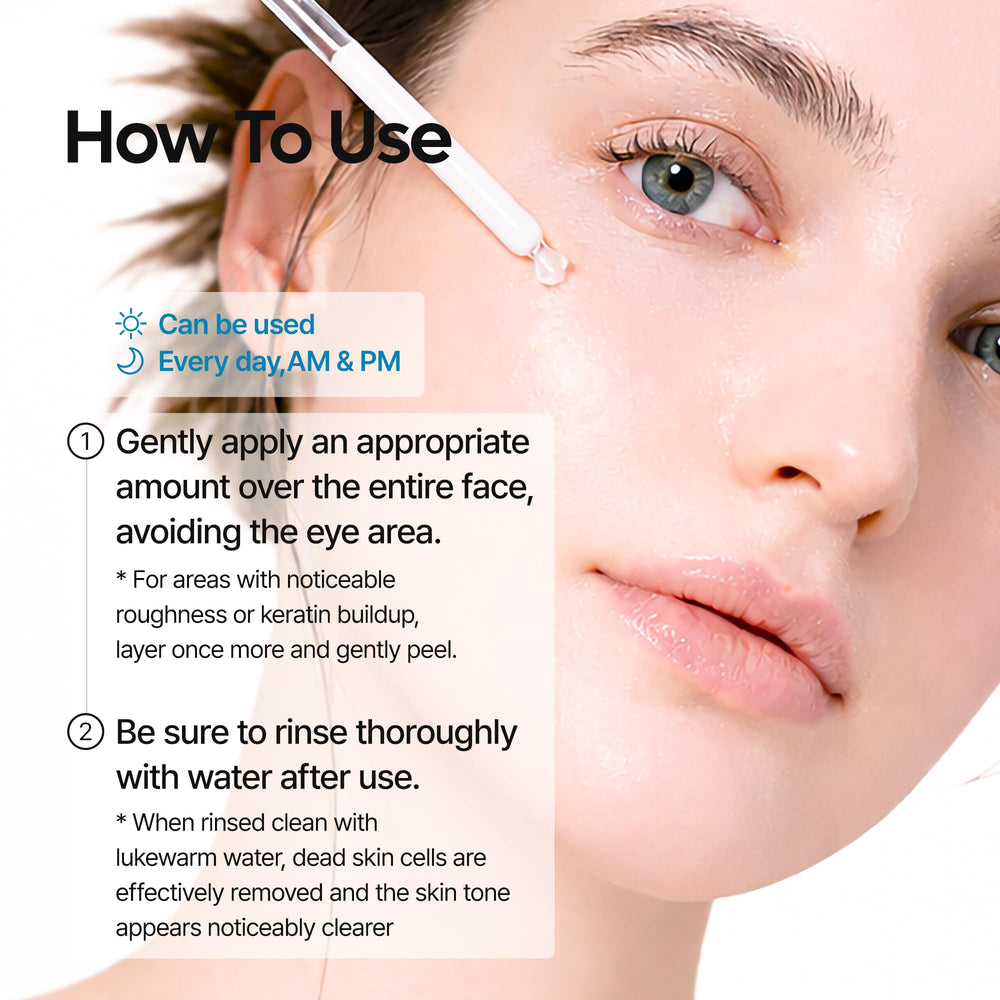 Nighttime routine featuring Dr.Melaxin Peel Shot in skincare steps