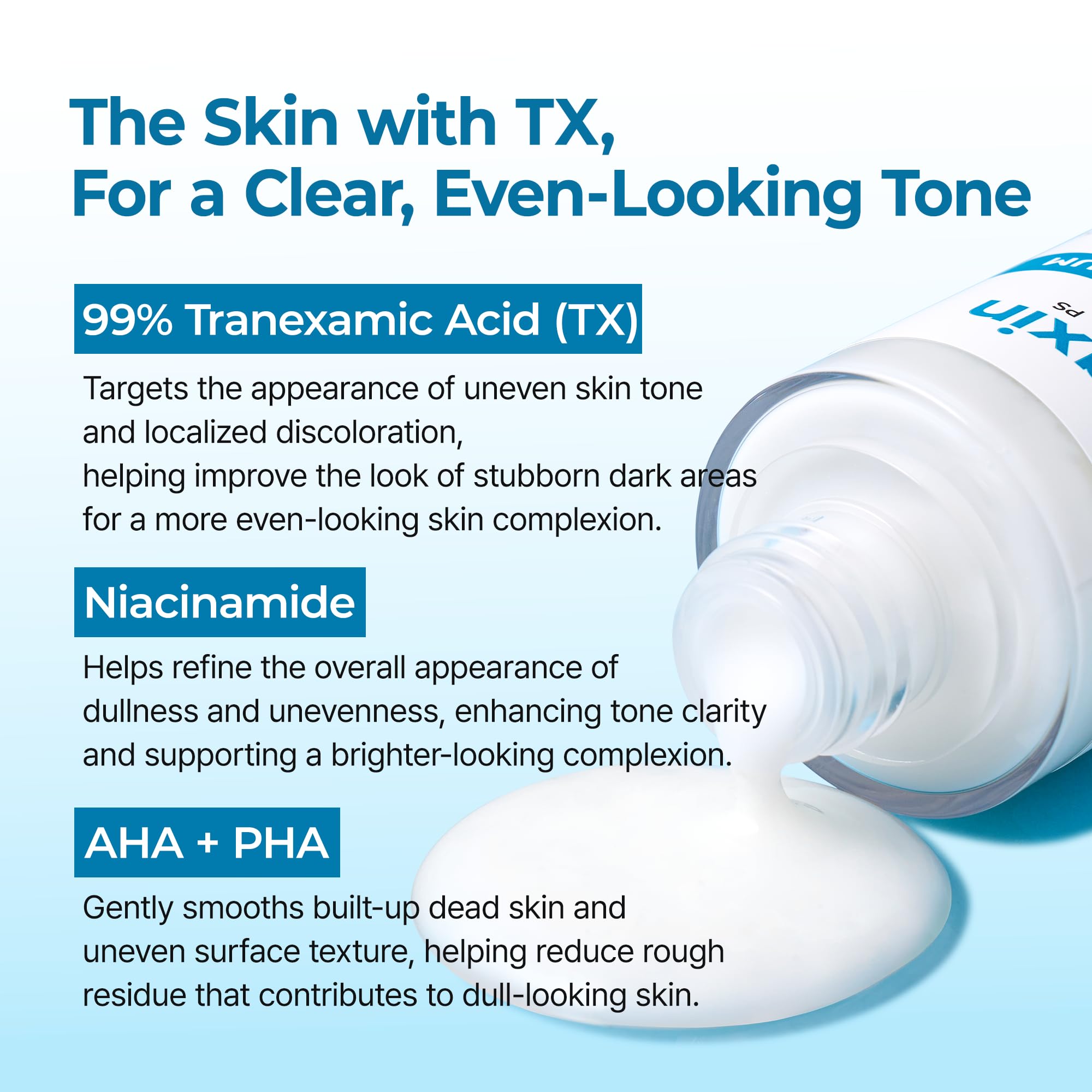Pentarice pore-care blend aiding pore refinement in Dr.Melaxin formula