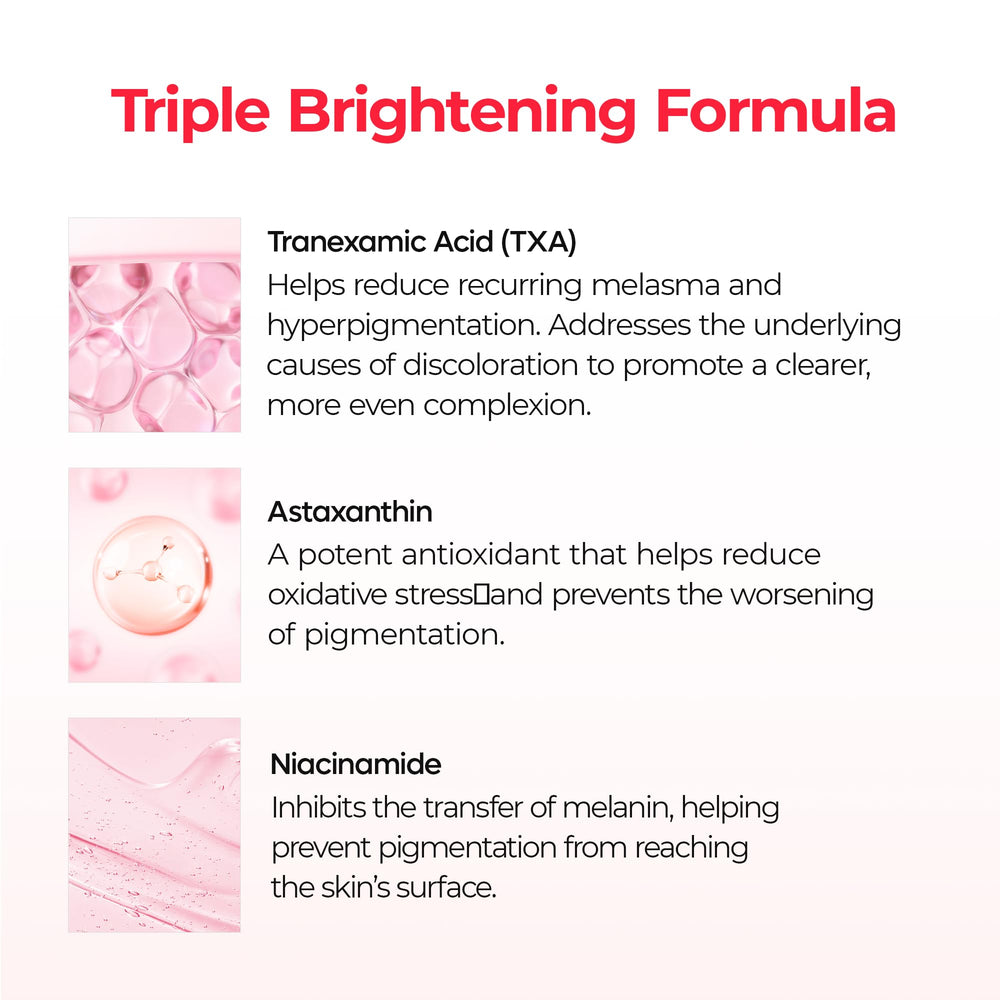 Dr.Melaxin TX Astaxanthin mask being peeled off for easy skincare ritual