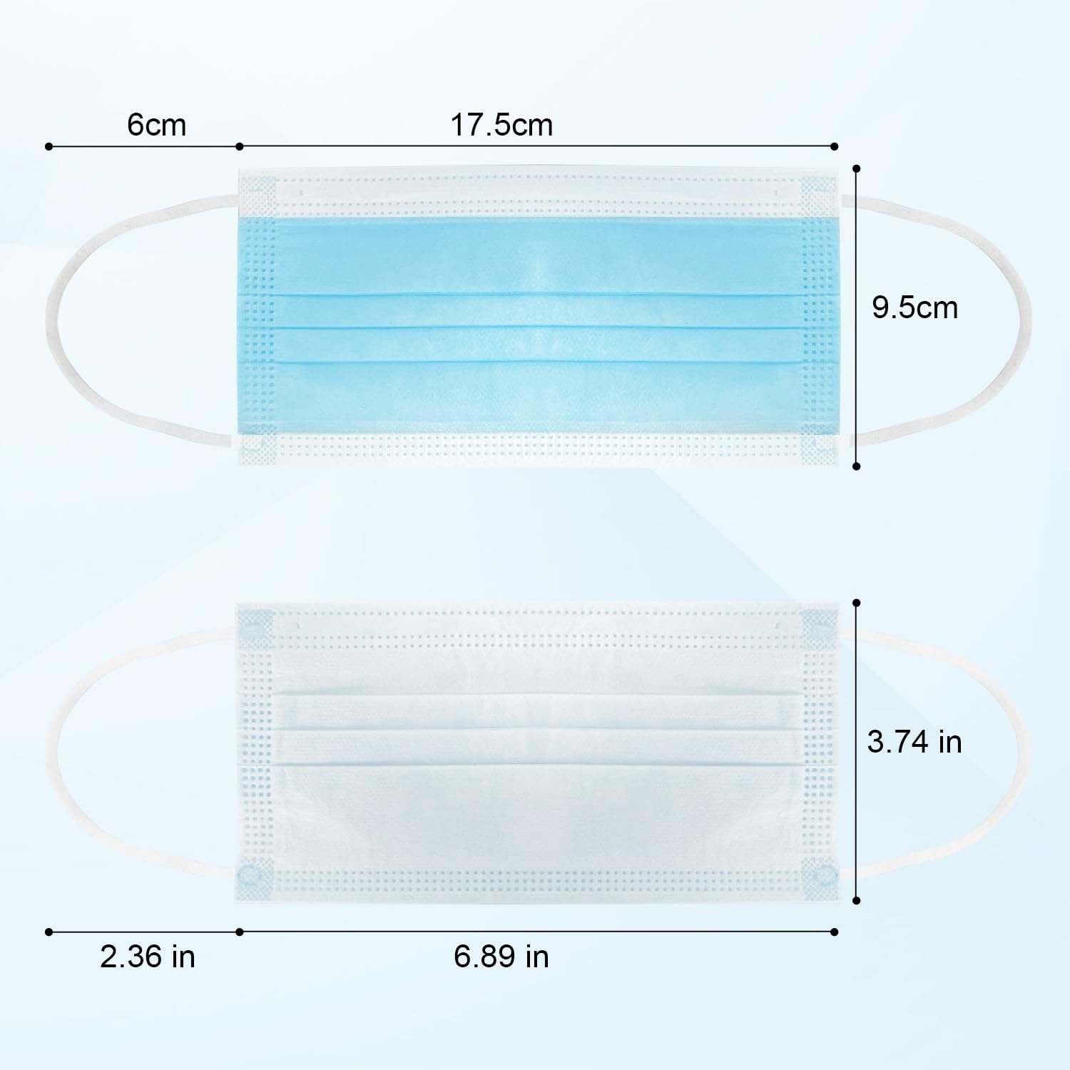 DR.MOXA breathable non-woven fabric keeps you comfortable.