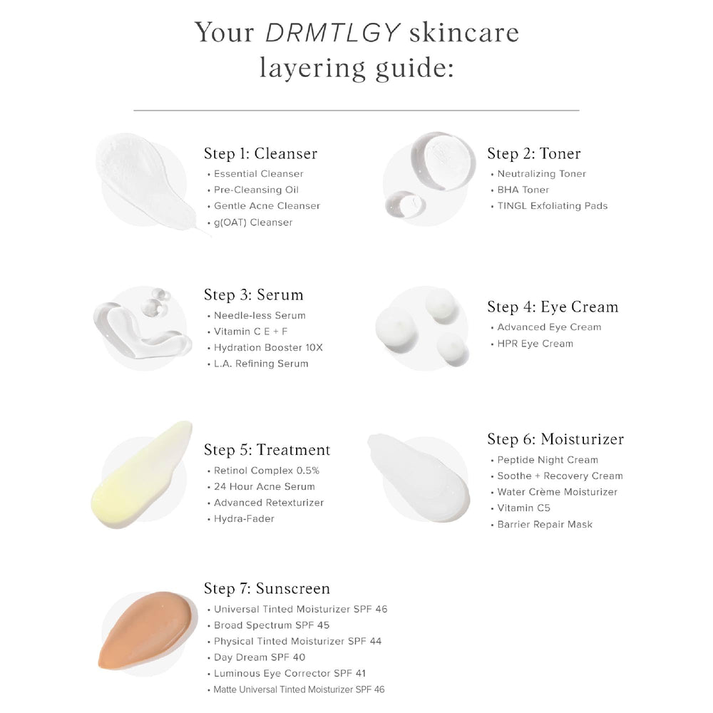 DRMTLGY Cruelty-free badge on packaging signals ethical skincare.