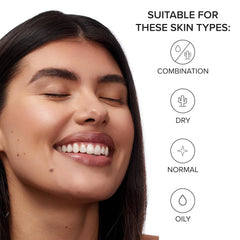 DRMTLGY Acne Spot Treatment texture close-up shows smooth, fast-absorbing formula.