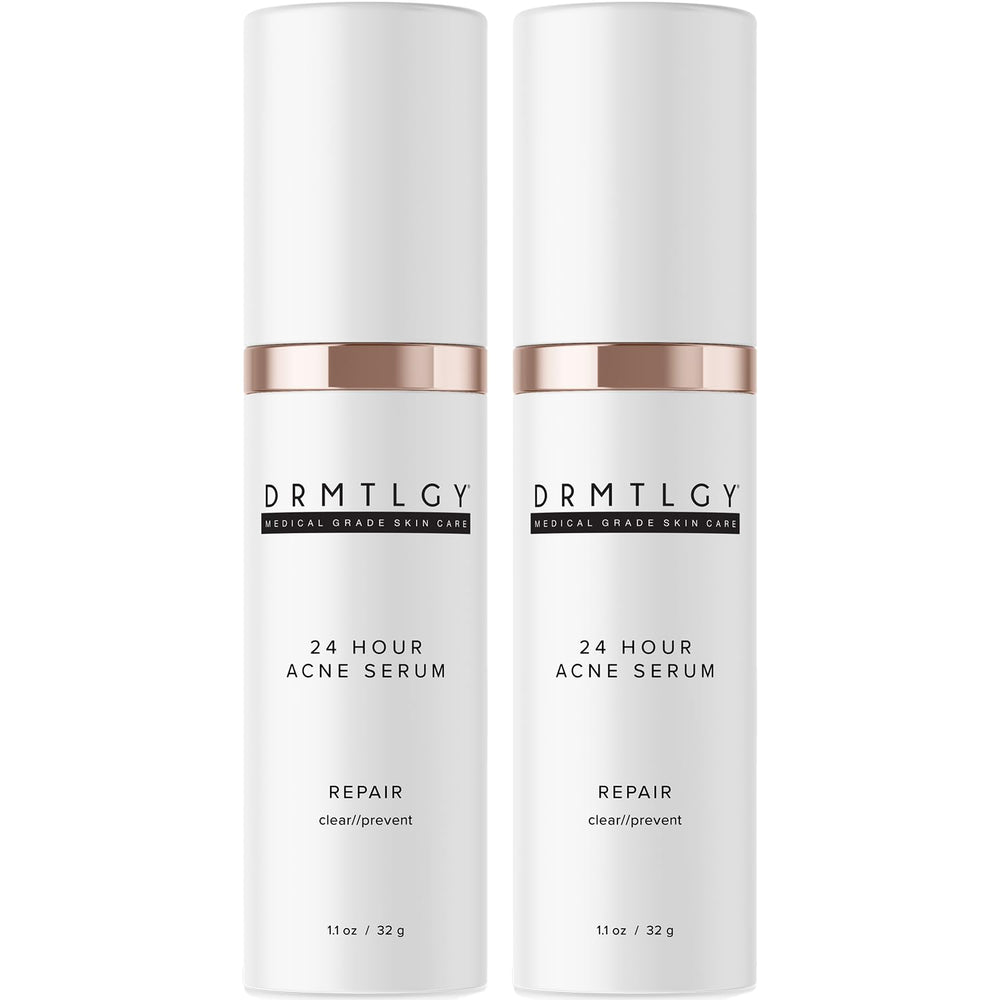 DRMTLGY Acne Spot Treatment bottle for targeted on-spot care.