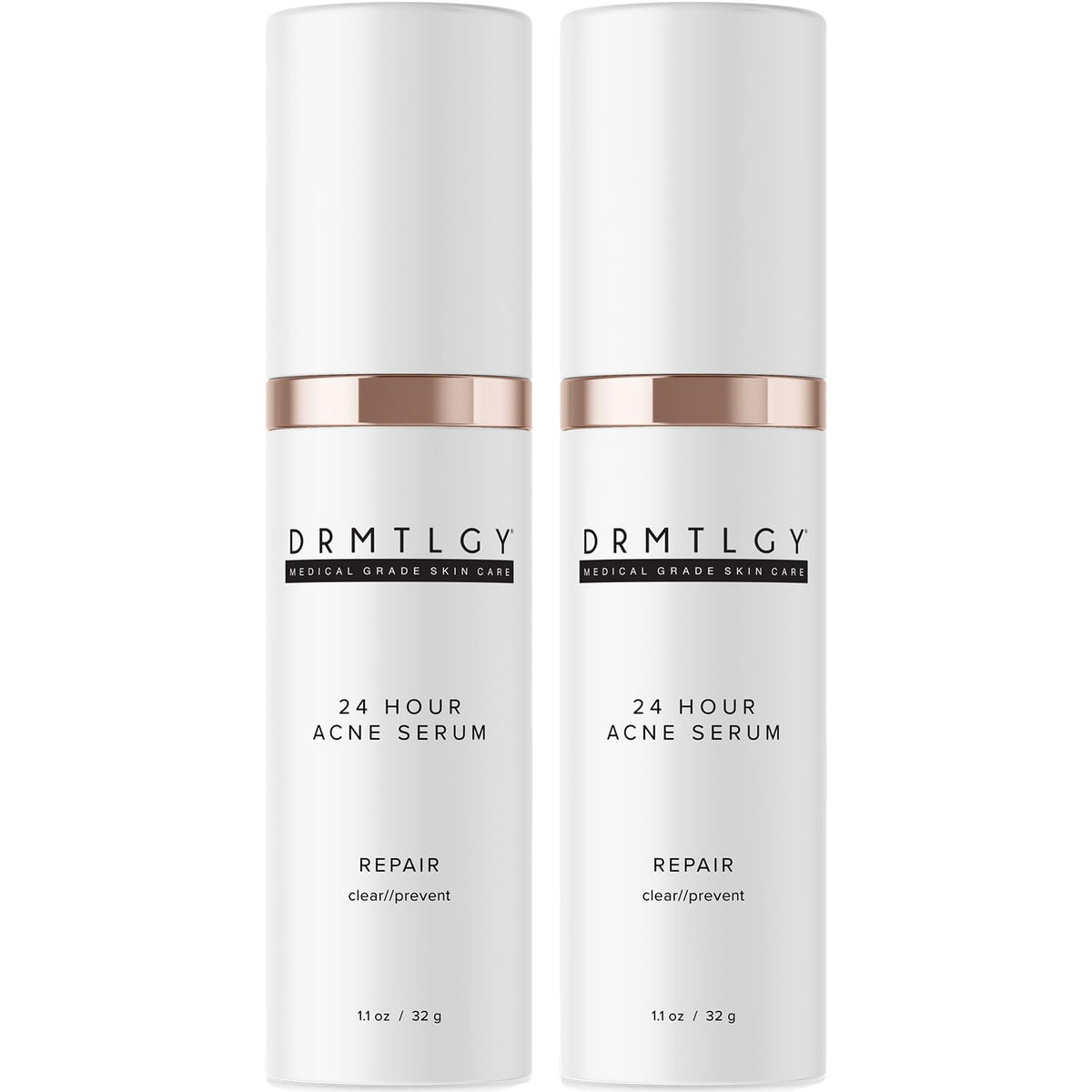 DRMTLGY Acne Spot Treatment bottle for targeted on-spot care.