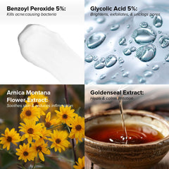 DRMTLGY Acne Spot Treatment close-up dispense highlights precise application.