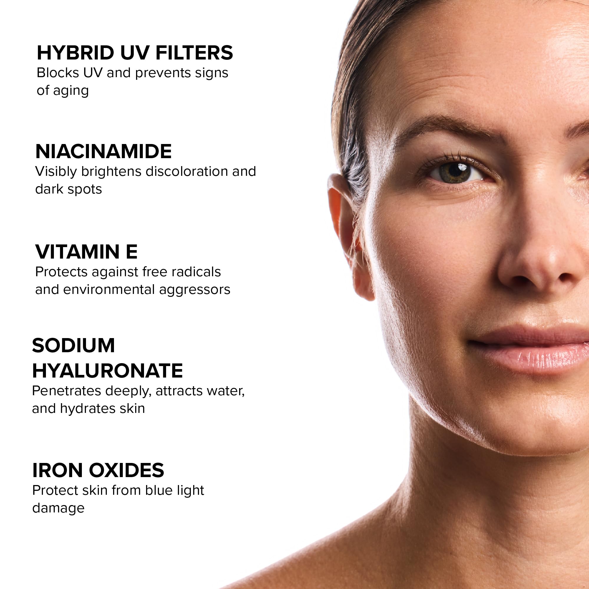 DRMTLGY Matte Universal Tinted Moisturizer SPF 46 label shows mineral sunscreen protection.