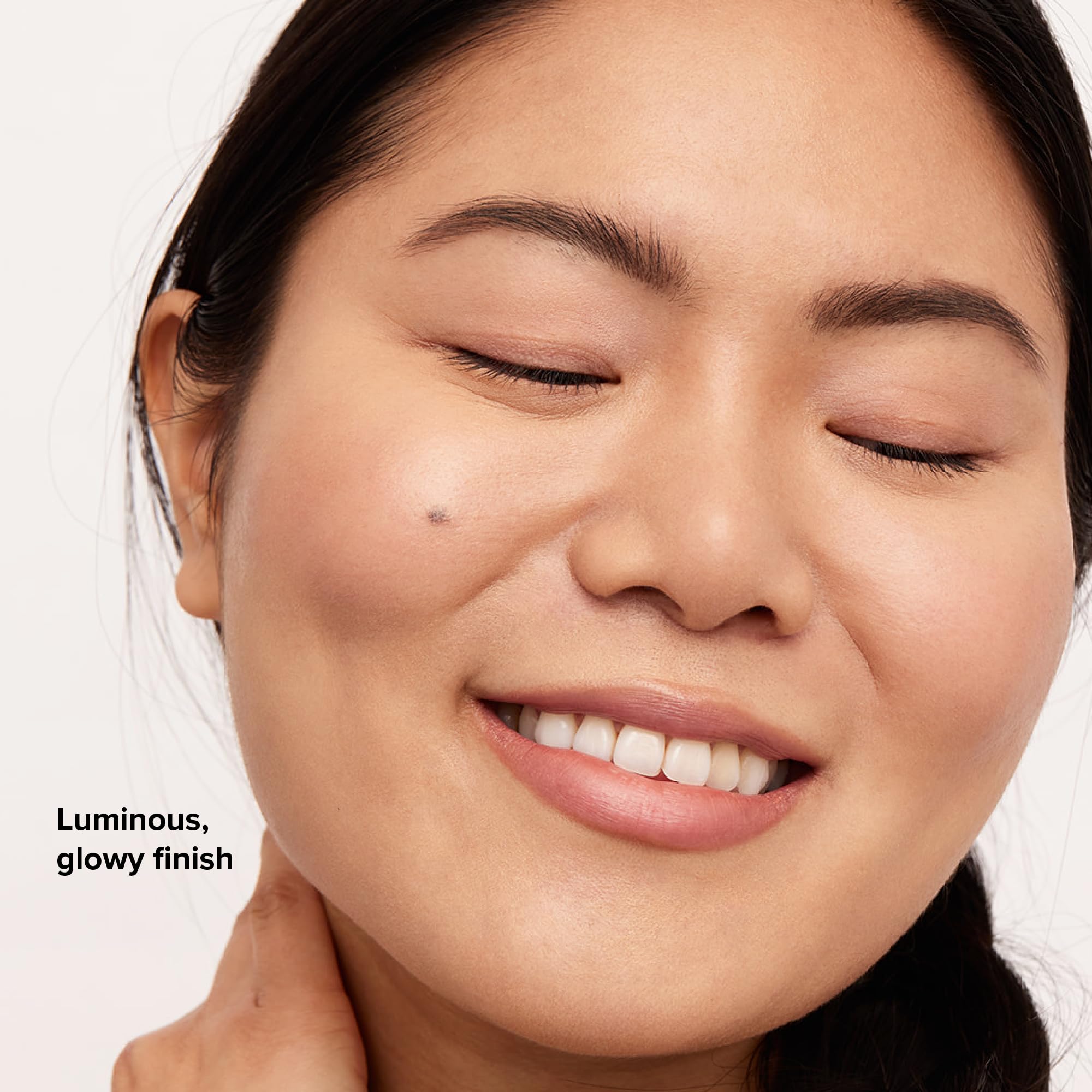 DRMTLGY swatches show seamless blend across skin tones with no white cast.