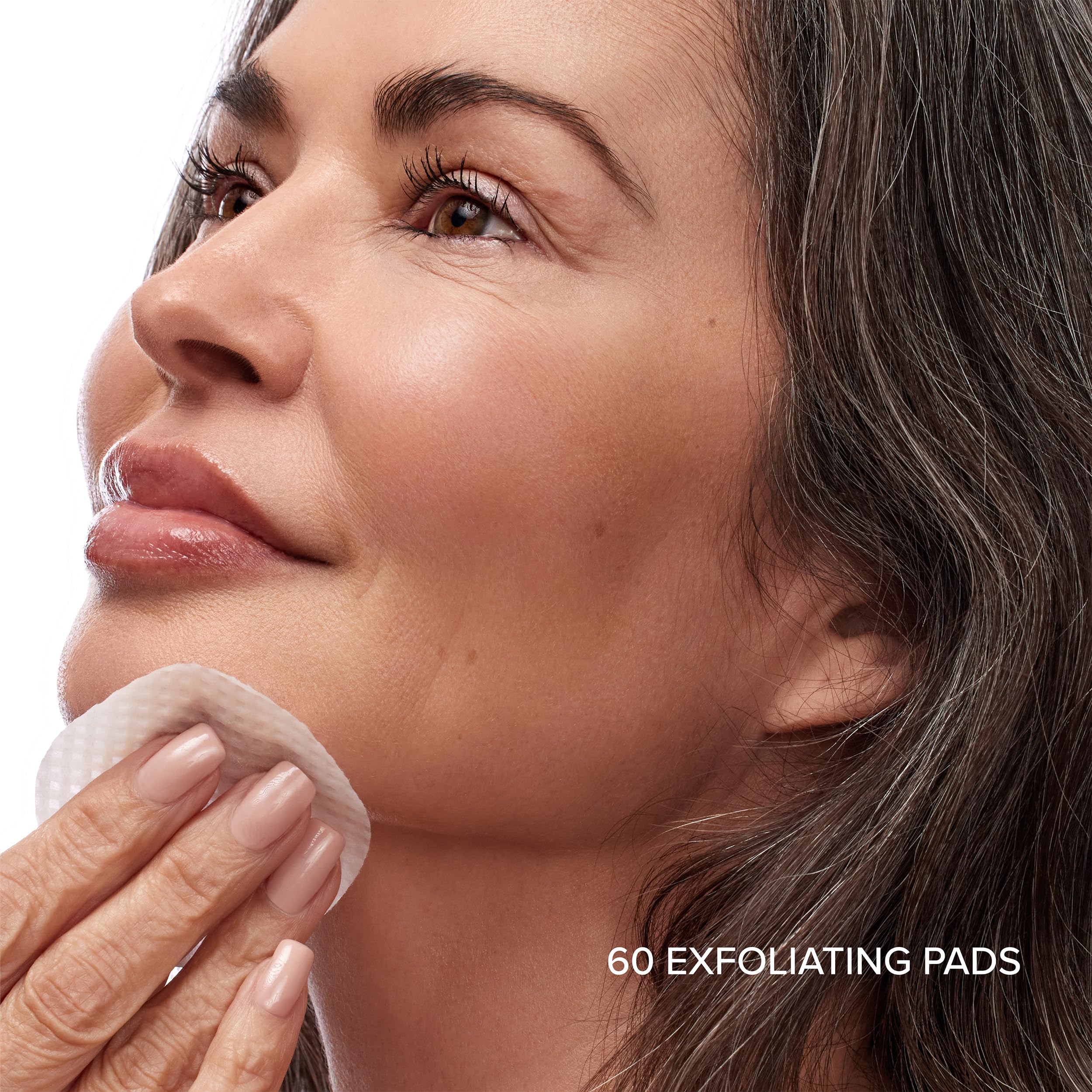 Closeup of Tingl Exfoliating Pads texture demonstrates gentle exfoliation for smoother skin.