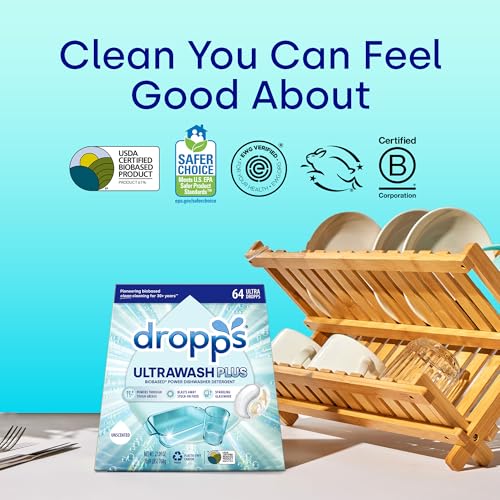 Manufactured in North America, Dropps UltraWash Plus supports local production.