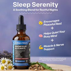 Drops Of Nature bottle being poured for easy daily relaxation routine.