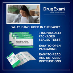 DrugExam compact packaging keeps the screening discreet and portable.