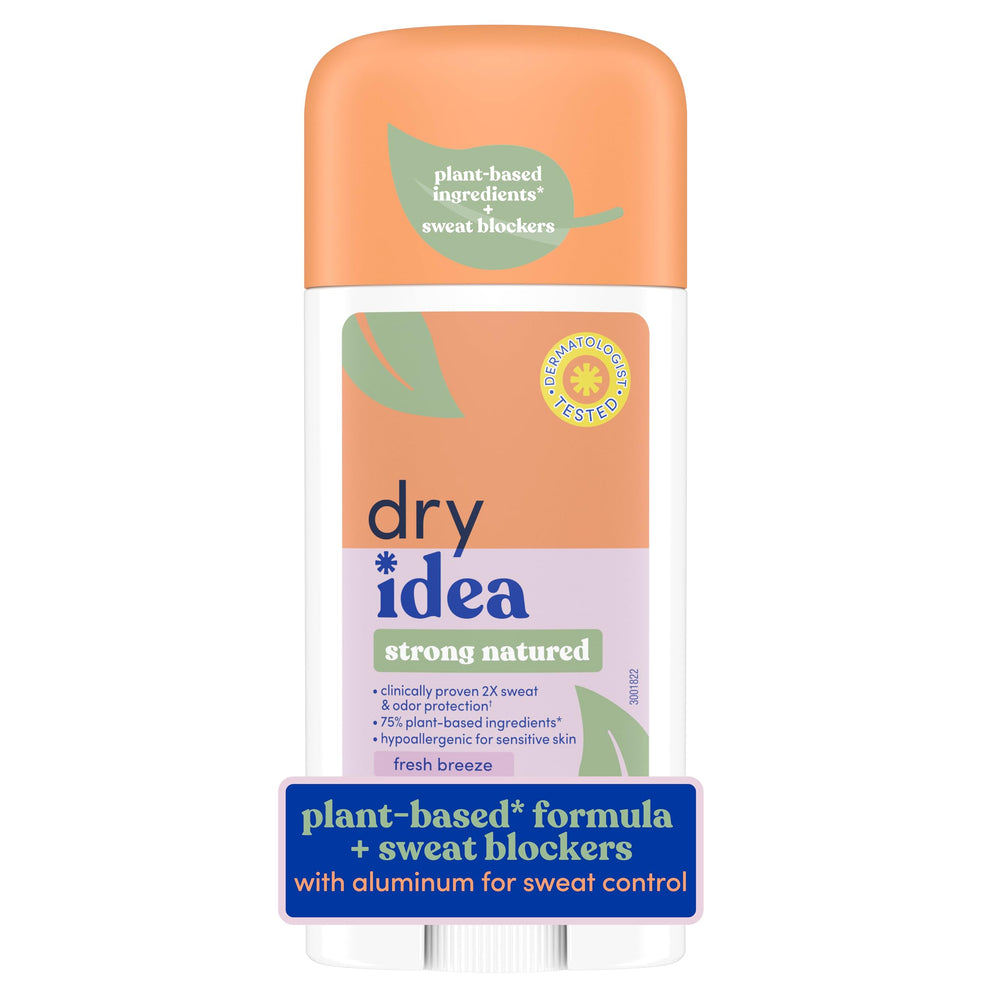 Dry Idea Fresh Breeze stick for all-day dryness and protection.