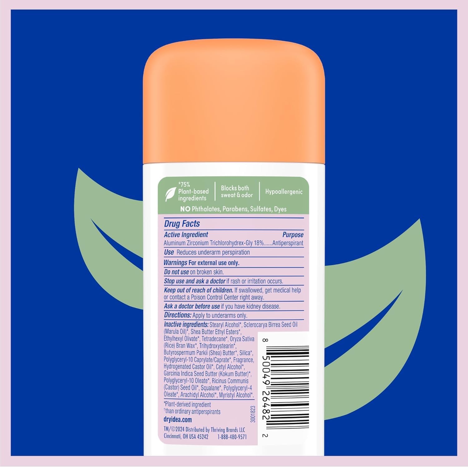 Dry Idea Fresh Breeze delivers subtle odor control for daily wear.