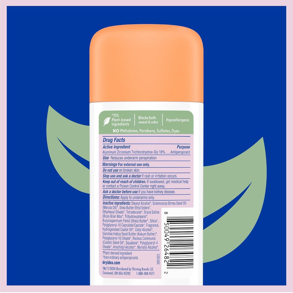 Dry Idea Fresh Breeze delivers subtle odor control for daily wear.