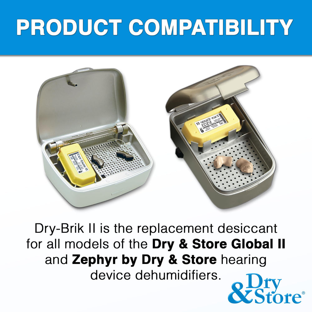 Shelf-stable Dry-Brik II blocks with two-year shelf life label.