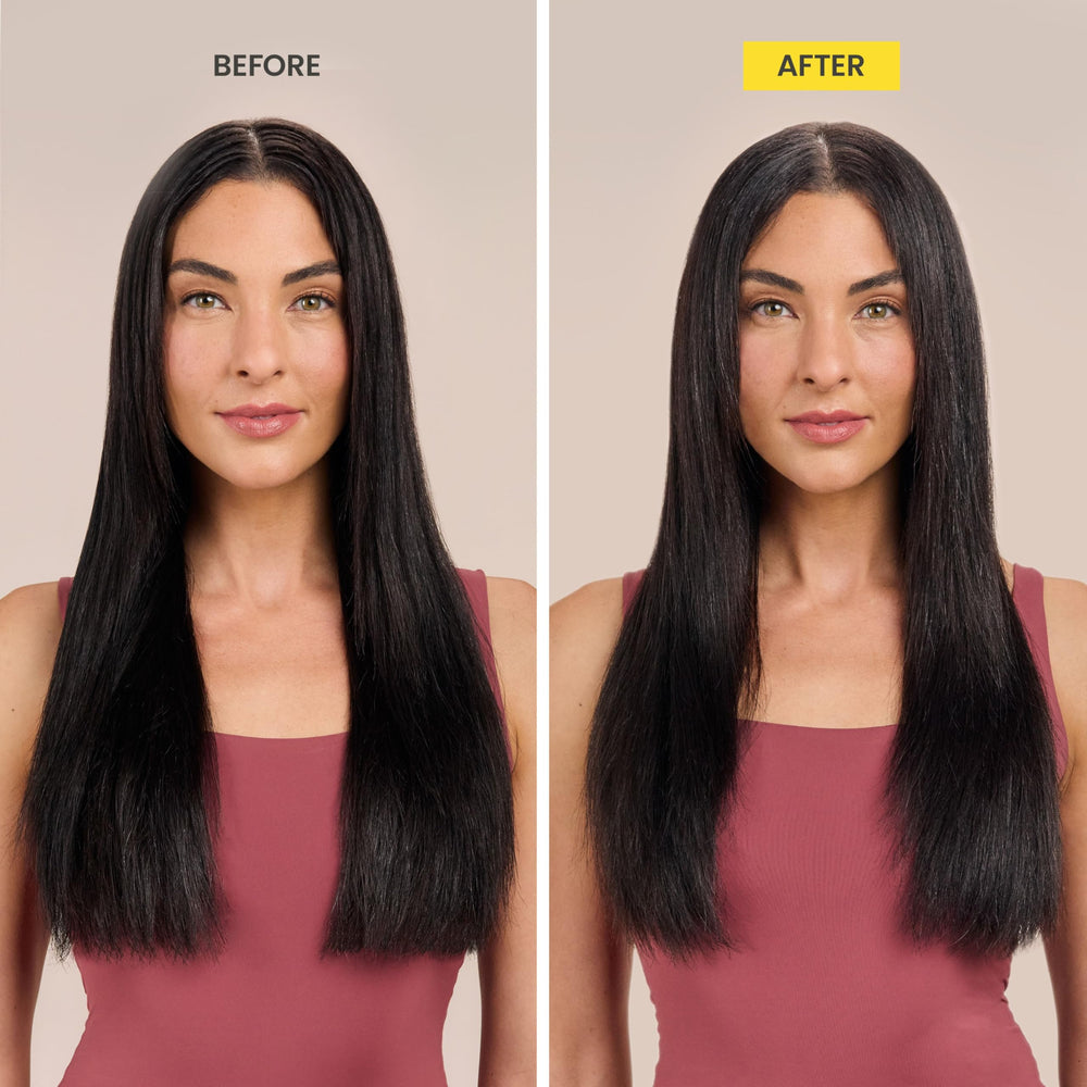 Drybar Detox Clear spray applied to roots for light texture without residue