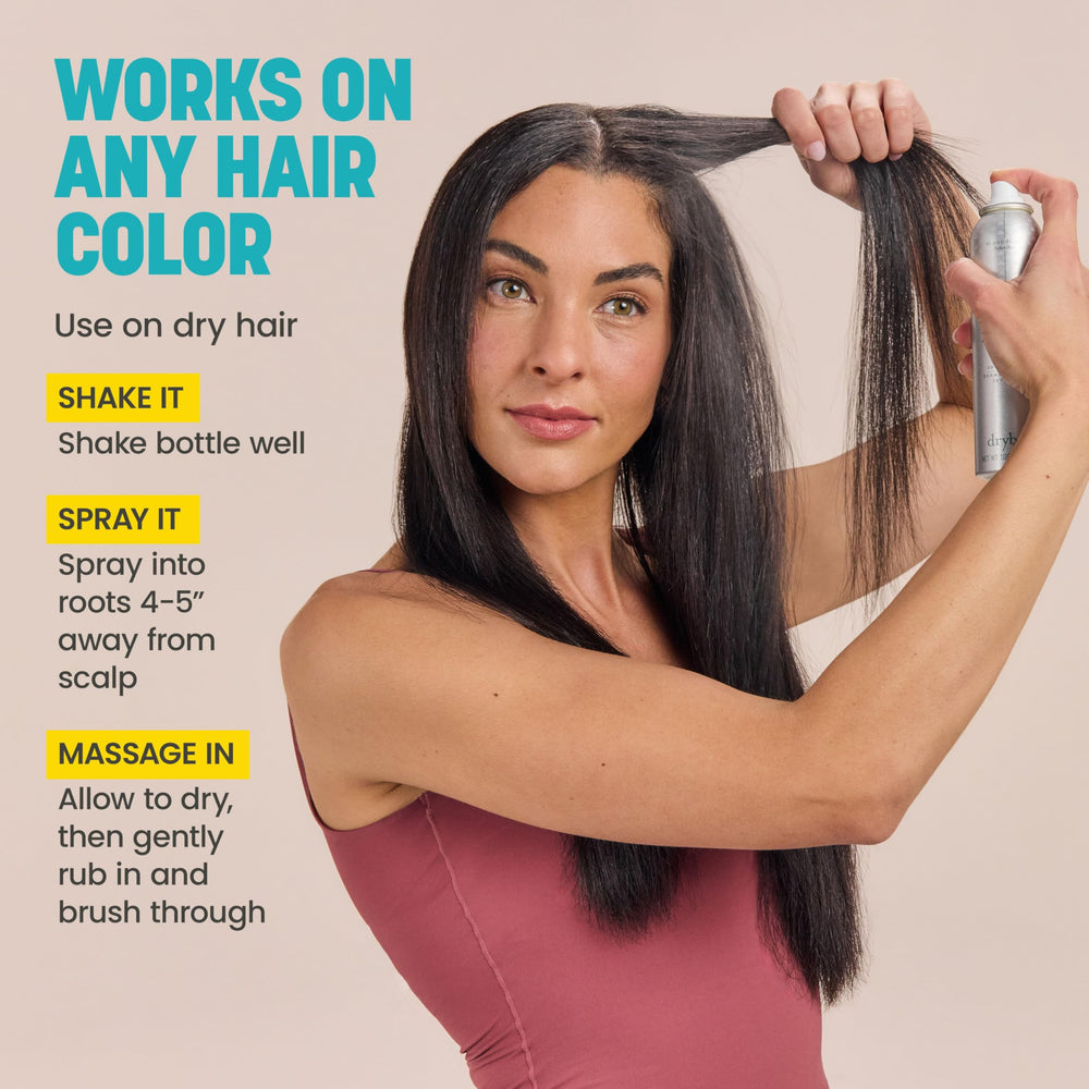 Drybar Detox Clear bottle instructed to shake before use for best results