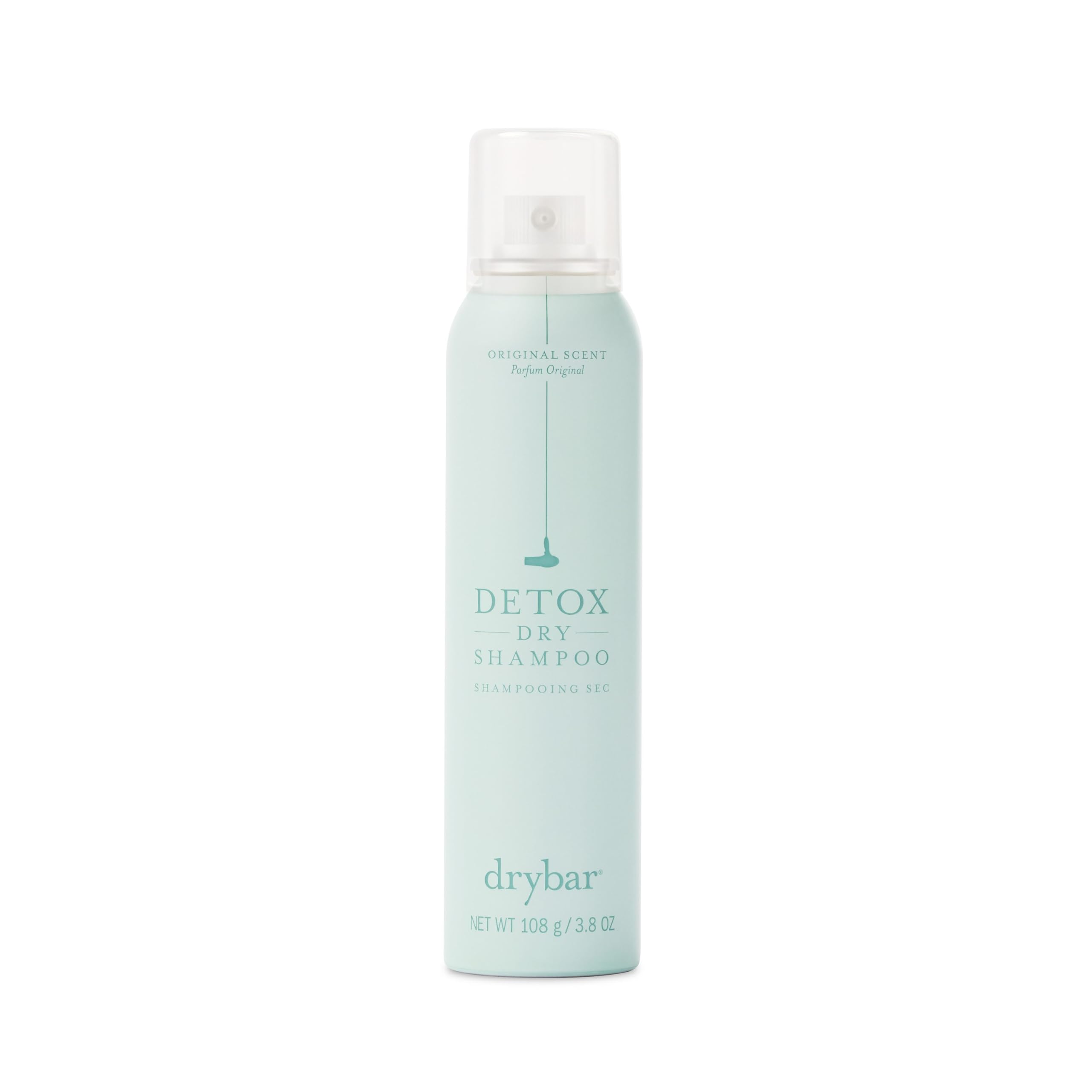 Drybar Detox Dry Shampoo bottle absorbs oil and adds root lift.