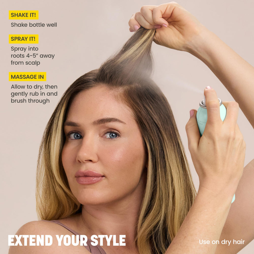 Drybar Detox Dry Shampoo color-safe formula protects vibrancy between washes.