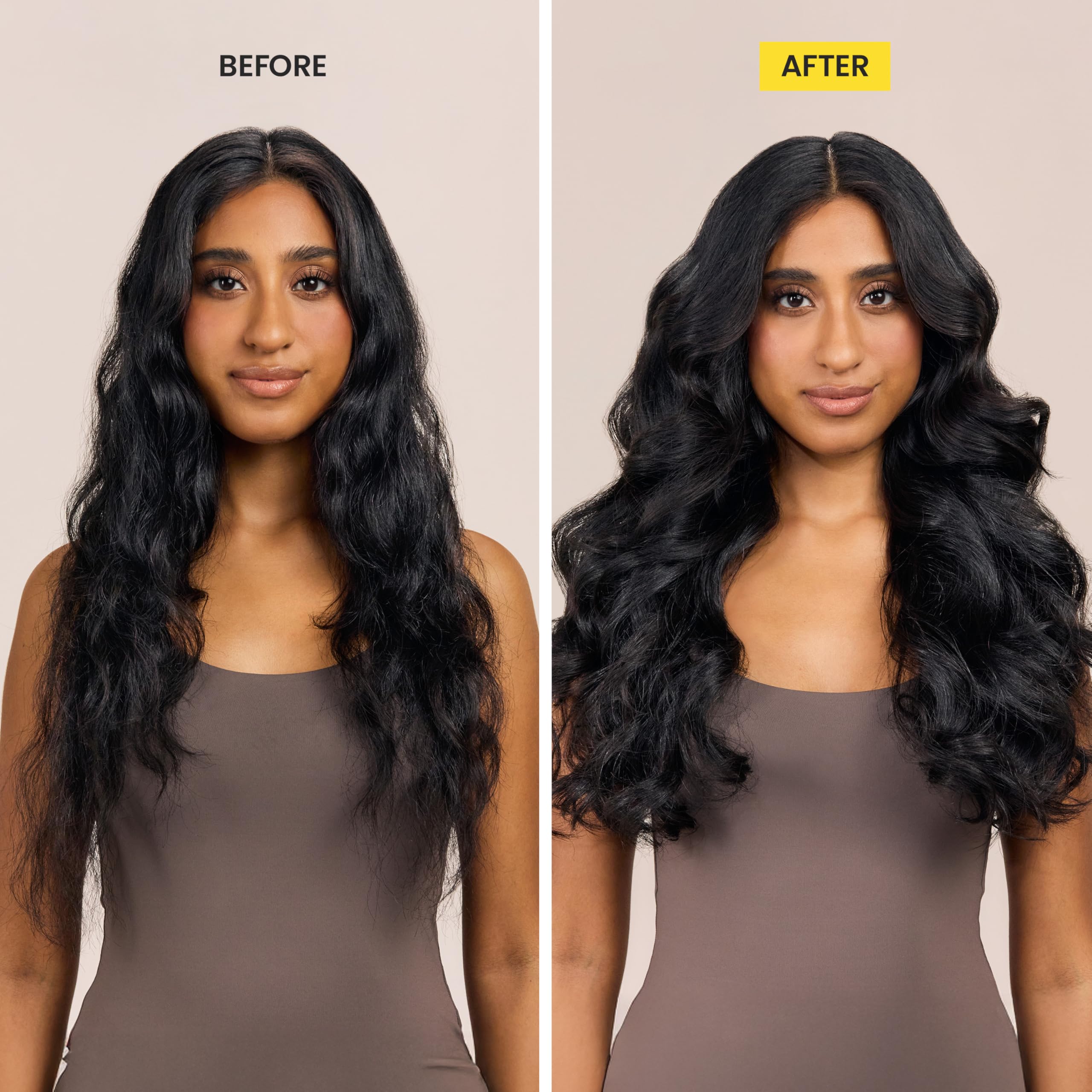 Coats strands for a satin finish and healthier-looking hair.
