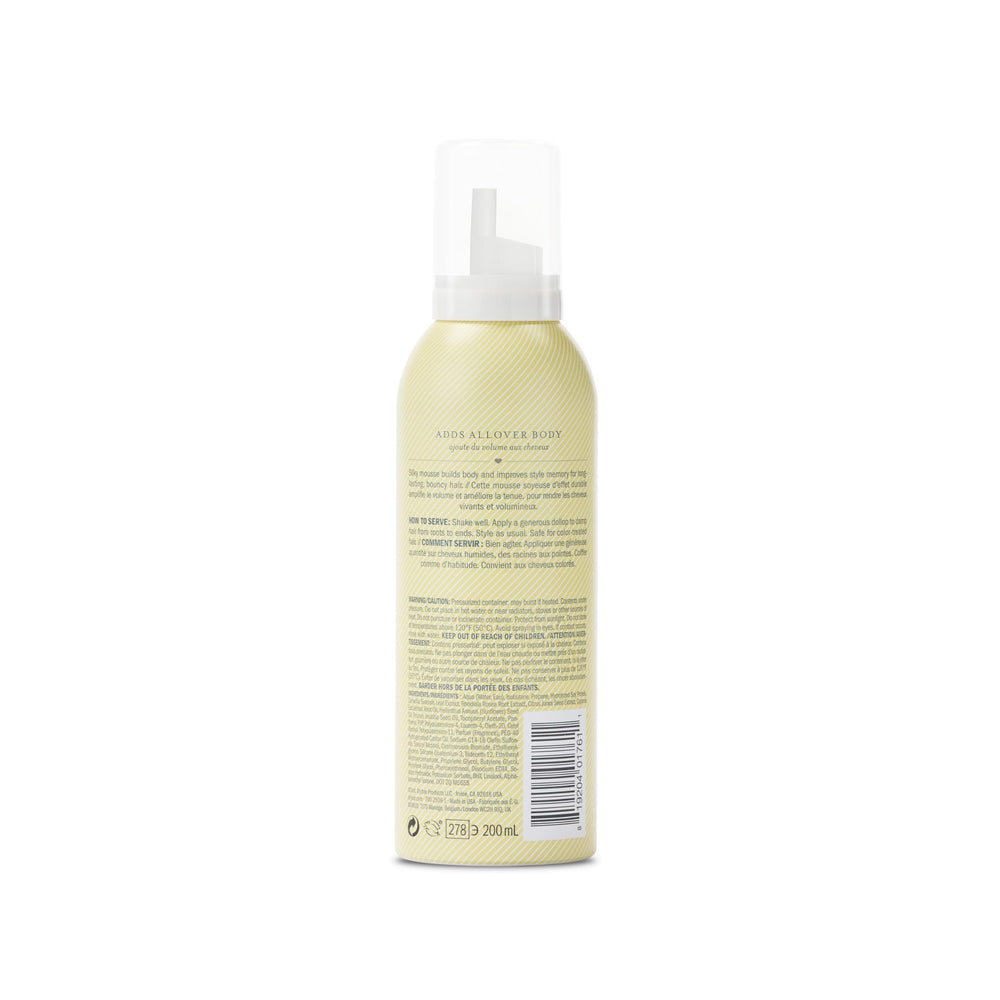 Drybar Southern Belle Volume Boosting Mousse blowout-result shows lasting body.
