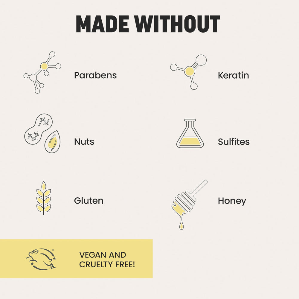 Golden Root Extract illustrated on packaging helps moisturize during styling.